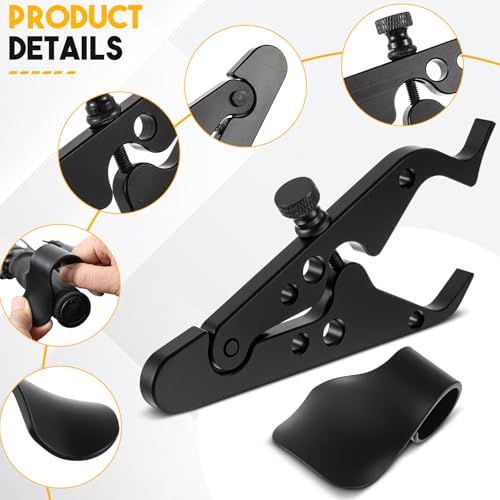 Tallew 2 Sets Motorcycle Throttle Locks and Wrist Grips