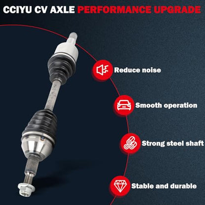 CCIYU CV Axle Shaft Assembly for Chrysler Town & Country 2008-2016, for - size: 17-5800