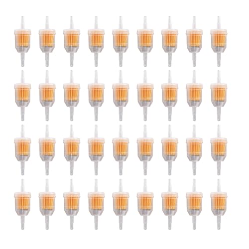 36 Pack Gas Inline Fuel Filter 1/4 x 5/16 - Replacement for Briggs & Stratton, John Deere & Kawasaki