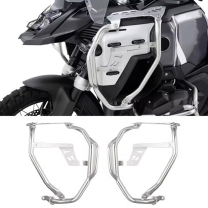 Motorcycle Tank Bar Guard Fit for BMW R1300GS ADV R 1300 GS Adventure Highway Crash Bar Fairing Frame Protection Bumper Engine Tank Guard Protector (Silver) - color: Silver