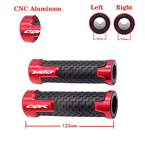 Motorcycle Honda CBR Handlebar Grips: for Honda CBR60F | CBR125R | CBR150R | CBR250R | CBR600RR | CBR900RR | CBR954RR - color: Black