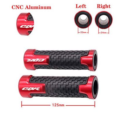 Motorcycle Honda CBR Handlebar Grips: for Honda CBR60F | CBR125R | CBR150R | CBR250R | CBR600RR | CBR900RR | CBR954RR - color: Black
