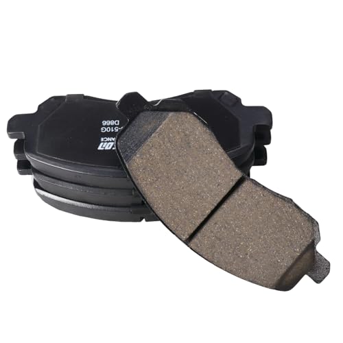 D866 Front Semi-Metallic Disc Brake Pad Set Fit For Jeep Compass/Patriot 2007-2008,For Dodge Caliber 2008-2009 R/T, For Chrysler Sebring 2001-2003, For Mitsubishi Eclipse/Galant 2001-2012 - style: HZ866