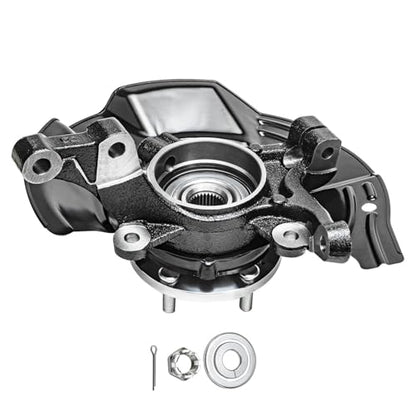 Detroit Axle - Front Steering Knuckles and Wheel Hub Bearings Lower Control - size: 4CU47770/4PC