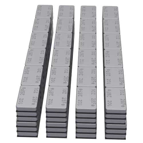 MIKKUPPA 1oz Adhesive Stick on Wheel Weights Gray, 144oz/Box - color: Grey, size: 144 PCS