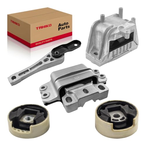 5PCS Engine Motor and Transmission Mount Kit Compatible with 2005-2018 Volkswagen Jetta 2.5L and 2006-2009 Rabbit 2.5L L5 Replacement A4927 A4928 A6962 A6966 A6969 - size: 2005-2018 Volkswagen Jetta 2.5L