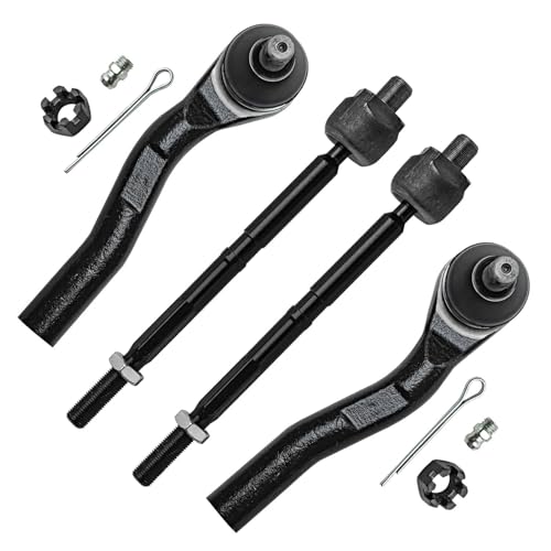 Detroit Axle - Front 4pc Tie Rods for 12-16 Honda CR-V - size: 4S48433/group