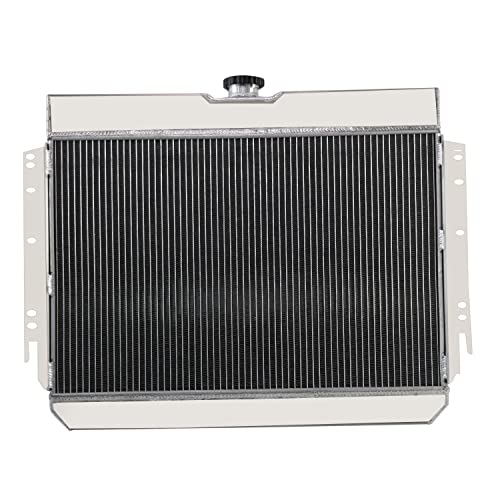 Primecooling 56MM 3 Row Core Aluminum Radiator for Impala Chevelle/Many Chevy GM Gars 1963-68