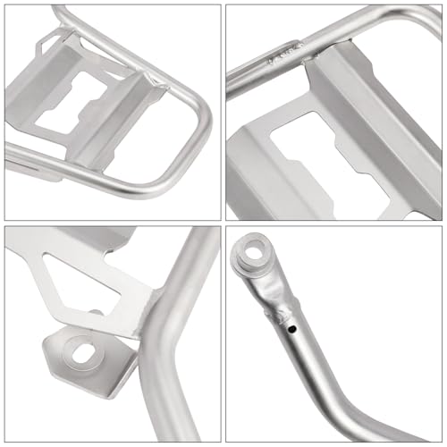 TCT-MOTORPARTS Black 45L Top Case Trunk Tail Box+Luggage Mount Rack Fits for BMW R1200GS LC 2013-2018 R1250GS LC 2019-2023 - color: Black Tail Luggage Box (45L)+Rack