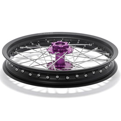 TOFR CNC 16"x1.85" Rear Wheel Rim Hub for Surron Light Bee X/Light Bee S - color: Purple, size: 16" Rear
