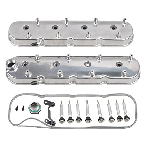 Fabricated Aluminum Engines Valve Covers with Coil Mounts - color: Polish, size: GM LS1-LS6