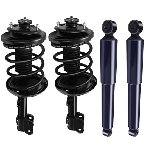 Front & Rear Complete Struts & Coil Spring Assembly Compatible for Acura for MDX 2003-2006, Set of 4 Shocks & Struts Replace 172230 349039