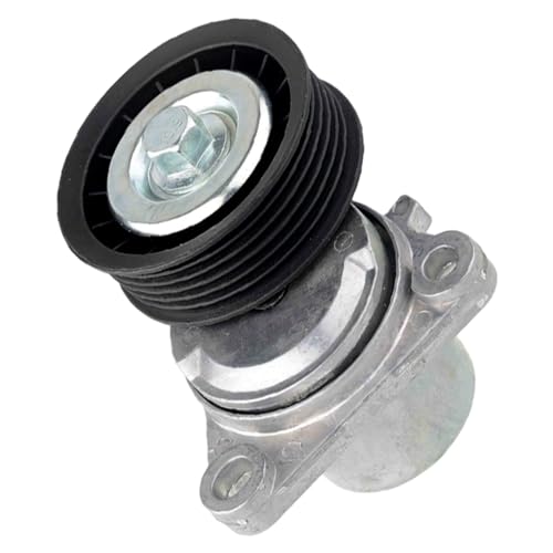 IRONTEK 1302873 Belt Tensioner Assembly with Pulley Compatible for 2006-2009 Mazda 3 2002-2008 Mazda 6 Mazda MPV MX-5 Ford Fiesta/Maverick #38408 534032610 - size: 1302873