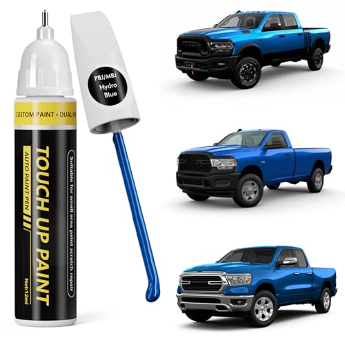 (Hydro Blue (PBJ/MBJ) Car Touch Up Paint for Dodge Ram - color: Hydro Blue (PBJ/MBJ) for 2025 RAM 1500/2024 RAM 1500/2023 RAM 1500/2025 RAM 2500/2024 RAM 2500/2025 RAM 3500