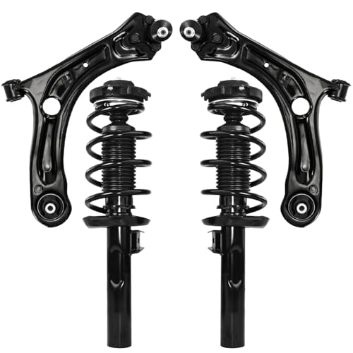 Detroit Axle - 4pc Front Struts Kit for 2012-2019 Volkswagen Beetle, 2013 - size: 4CQ472523/Big Kit