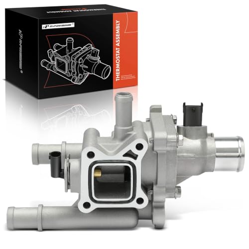 A-Premium Upgraded Aluminum Engine Coolant Thermostat Housing Assembly - style: Aluminum Materials