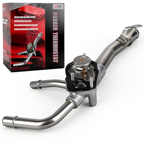 Engine Coolant Thermostat Housing W/Water Inlet & Gasket - DOHC 4,6Cyl 3.6 2.5L - Compatible with Chevy, GMC, Buick, Saturn Vehicles - 2007-2017 - Traverse, Acadia, Enclave, Outlook - size: 12599235