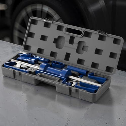 VEVOR Dent Puller Kit, 14-in-1 Slide Hammer Dent Removal Kit, Heavy-Duty Auto Body Truck Repair Automotive Damage Remover Tool Repair Frame with Carrying Case, Extension Rod, Non-Slip Handle - size: 14-in-1