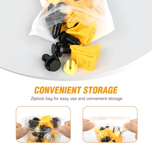 GOOACC 40Pcs Bumper Grommet and Rear Bumper Retainer Assortment - color: 40Pcs Nissan Infiniti Bumper Retainer