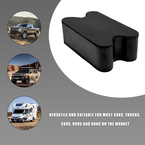 4 PCS Rubber Car Coil Spring Spacers, Heavy Duty Lift Blocks for 2" to 2.5" Coils Springs Elevation, Universal Front & Rear Coil Spacer Spring Booster Kit for Cars Trucks SUVs