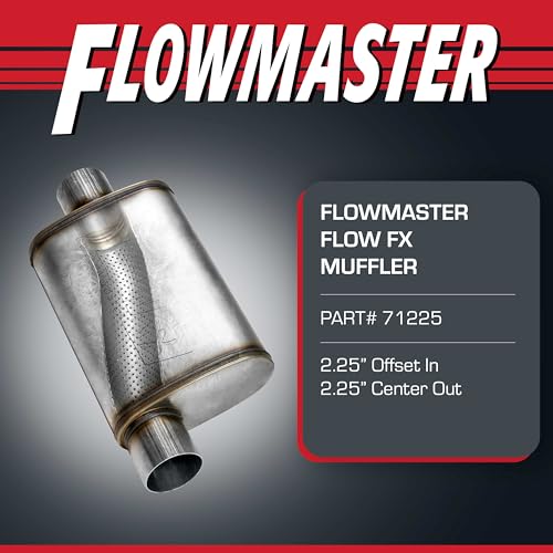 Flowmaster Flow FX Chambered Muffler – 2.25" Offset In / 2.25" Center Out
