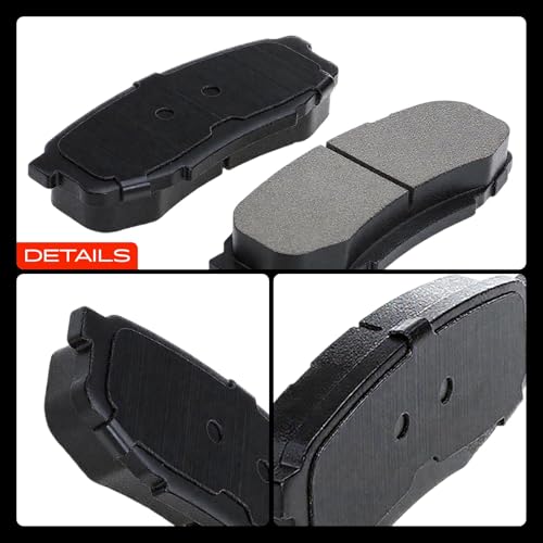 A-Premium Front and Rear Ceramic Brake Pads Compatible with Lexus & Toyota