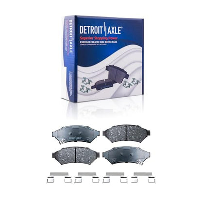 Detroit Axle - 8pc Brake Kit for 2006 Chevrolet Uplander Buick Terraza - size: 8PR54826/KIT