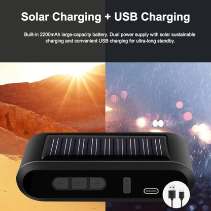Solar TPMS RV Tire Pressure Monitoring System with 6 Sensors