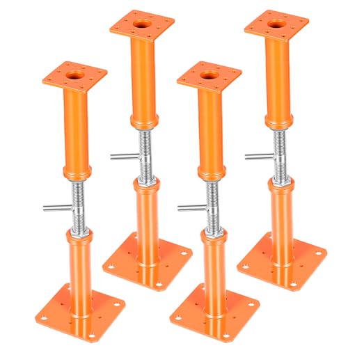 4PCS House Jacks for Leveling Crawlspace 12''-22''Adjustable Support Jack - size: 12''-22''