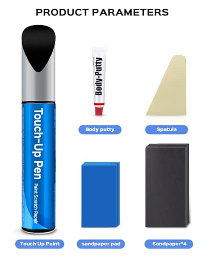 LC9X/2T Deep Black Pearl Touch Up Paint Kit Compatible with Volkswagen Exact Match Car Scratch Repair Touch Up Paint Kit - color: Deep Black Pearl(LC9X/2T) Compatible with All Models