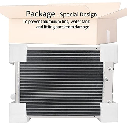 ECMRAD 4 Rows Aluminum Performance Radiator for 1973-1991 Chevy C10 C20 C30 K10 K20 K30 Blazer/GMC/Suburban