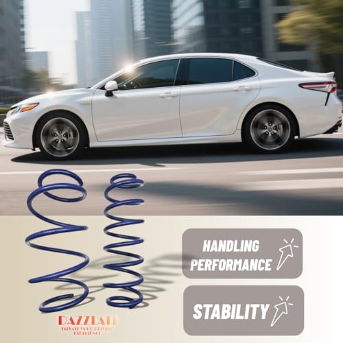 TH-18CAMRY 1.5" Front & Rear Drop Lower Height Coil Blue Set of 4 | Fit for 2018-2025 Toy0ta Camry | Lowering Sport Springs Kit