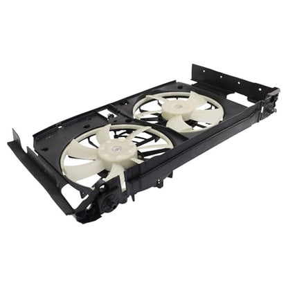 TRQ Radiator Dual Cooling Fan Assembly - style: RFA73759