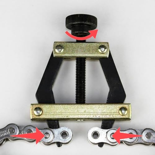 Jeremywell Roller Chain Connecting Puller Fit #25#35#41#40#50#60 415H,428H, 520,530 Roller Chain, Holder/Puller, Bicycle, Motorcycle - style: Chain Puller