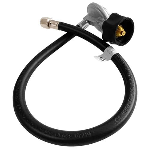 For Weber Hose and Regulator kit, for Weber Grill Regulator Replacement, Fits for Spirit II (2017-2019) and Spirit E310 E320 E210 Genesis II 210/LX 240 and Genesis II 300/400 (2017-2019) Gas Grills. - size: 25 in for Weber Genesis/Summit/Spirit