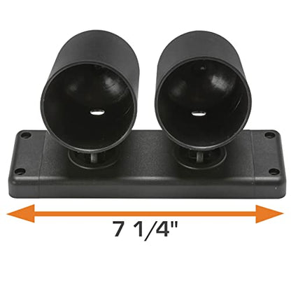 GlowShift Universal Black Dual Swivel Dashboard Gauge Pod Holder