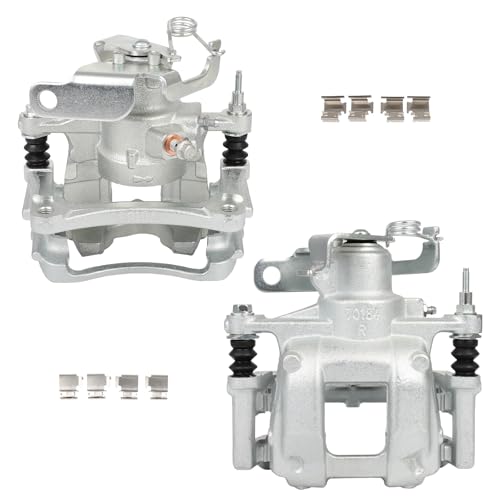 SCITOO Rear Left & Right Disc Brake Calipers With Bracket 18B5517 18B5516 - size: Rear[18B5517 & 18B5516]
