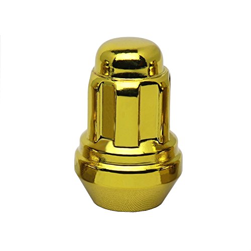 White Knight 40700SGDT Gold Wheel Lock, 4 Pack - color: Gold, size: 12mm X 1.50 Thread