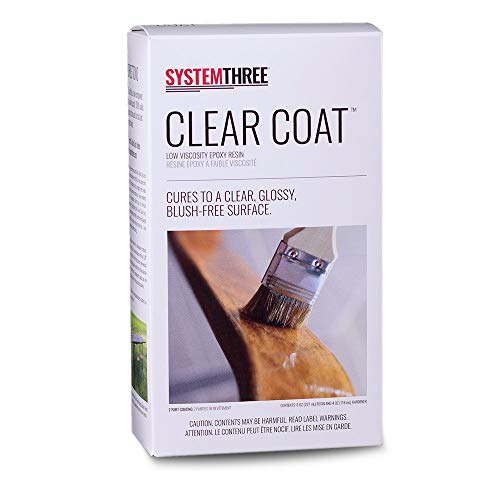 System Three Clear Coat Epoxy Resin Kit, Clear, 12 Oz Bottle - size: 12 Fl. Ounces