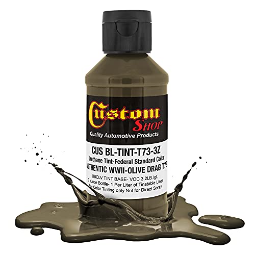 Custom Coat 3 Ounce, WWII Olive Drab, Bedliner Tint Concentrate - color: Authentic WWII Olive Drab, size: 3-Ounce (Pack of 1)