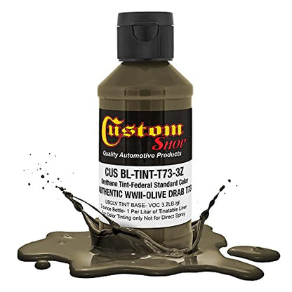 Custom Coat 3 Ounce, WWII Olive Drab, Bedliner Tint Concentrate - color: Authentic WWII Olive Drab, size: 3-Ounce (Pack of 1)