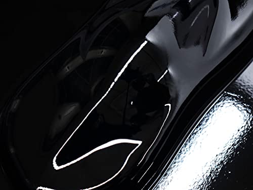 Rwraps Hyper Gloss Vinyl Car Wrap Film Sheet Roll with Air Release Technology - 5ft x 3ft, Black - color: Hyper Gloss Black, size: 5ft x 3ft