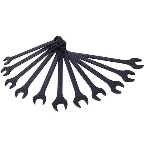 Jumbo Combination Wrench Set, 11-Piece Metric (34-50mm), Black Oxide, Pouch - Complete Metric Set, Master Mechanic Choice, European & Asian Full Coverage - color: 11-piece Metric (34-50mm), Black Oxide