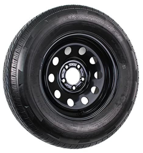 eCustomrim 2-Pack Radial Trailer Tire Rim Assembly ST205/75R15 5 Lug Black