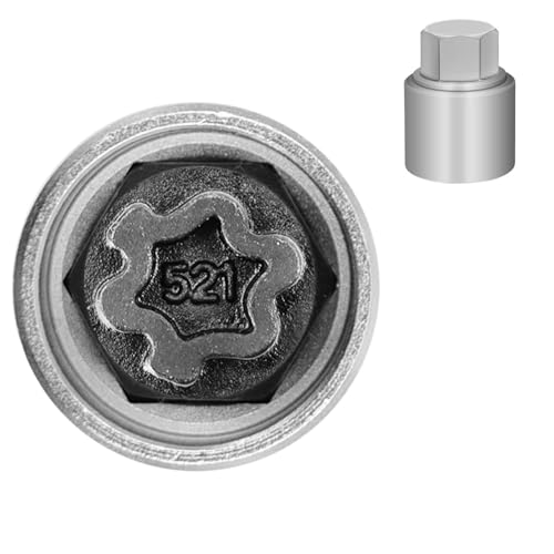 521 Wheel Locking Nut Key for VW, Socket (OD 28mm-ID 25mm) - size: Socket 521