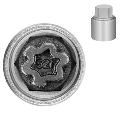 521 Wheel Locking Nut Key for VW, Socket (OD 28mm-ID 25mm) - size: Socket 521