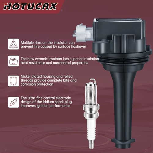 UF517 Ignition Coils & Spark Plugs Tune Up Kit, 5 Pack - size: UF517 & Spark Plugs