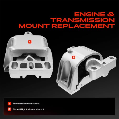 A-Premium Engine Motor Mount and Transmission Mount Kit, Set of 2