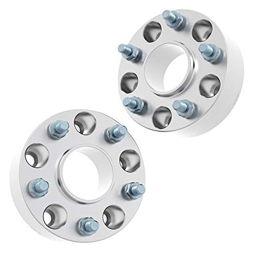 RockTrix 2pcs 1.5 inch Hubcentric 5x4.5 Wheel Spacers (71.5mm bore, 1/2x20 Studs) Compatible with Jeep Cherokee XJ Grand Cherokee ZJ Wrangler YJ TJ Liberty KJ KK (38mm 5x114.3) - color: Silver, size: 38mm (1.5in) Thickness