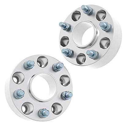 RockTrix 2pcs 1.5 inch Hubcentric 5x4.5 Wheel Spacers (71.5mm bore, 1/2x20 Studs) Compatible with Jeep Cherokee XJ Grand Cherokee ZJ Wrangler YJ TJ Liberty KJ KK (38mm 5x114.3) - color: Silver, size: 38mm (1.5in) Thickness